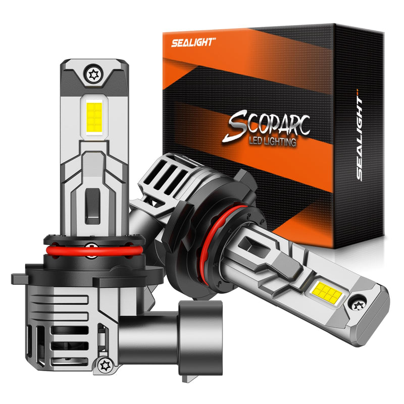 SEALIGHT S1-Pro 9005/HB3 Fog & Lighting Kit, 30,000LM 6500K White 9005 System, 1600FT Beam, IP67 Waterproof with Turbo Fan, 2-Pack for UTV/ATV