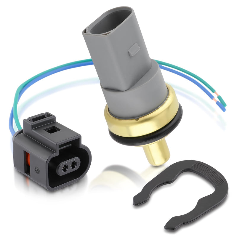 AUTOKAY 06A919501 Water Coolant Temperature Sensor Fits for Audi A4 A6 A8 S4 S6 S8 RS4 RS6 TT Allroad Quattro for VW Passat Beetle EuroVan Jetta Golf for Porsche 1996-2014 W/Connector Harness Pigtail