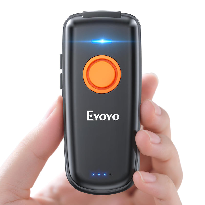 Eyoyo Mini Bluetooth Barcode Scanner: 1D Fast & Accurate Scanning, Wireless & USB Wired Bar Code Scanner for Inventory, Portable Barcode Reader Compatible with iPhone iPad Android Tablet POS Computer
