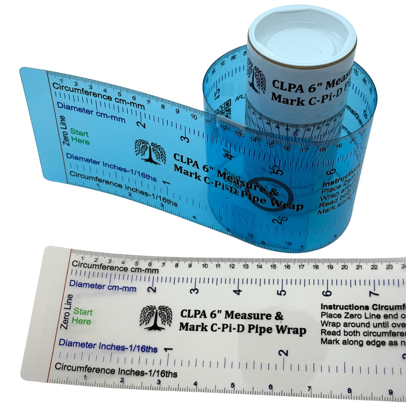 6" Diameter Pipe Wrap Around Marking Tool 6 inches