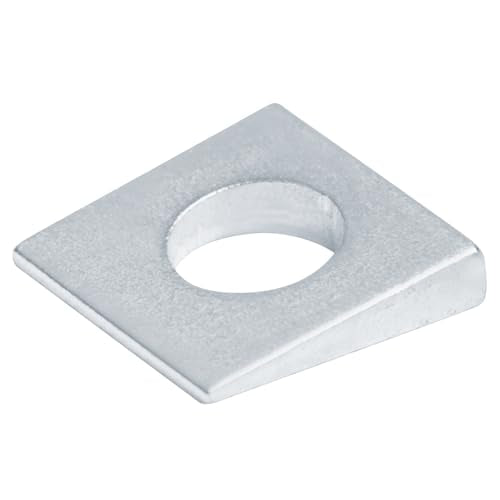 GBGS 12 Pack 5/8" Bolt Beveled Square Washers,Leveling Washers for I-Beams