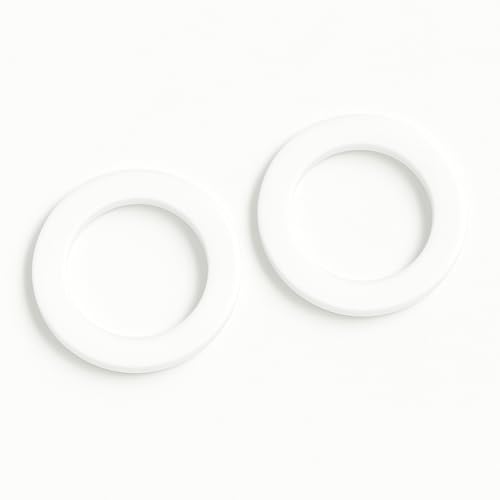 25pcs 1-Inch Silicone Gasket Set – Flat Sealing Washers and O-Rings for Faucet, Pipe, Tap, Hose, and Plumbing Connections – Durable Leak-Proof Silicone Assortment Kit 1 inch Pack of 25