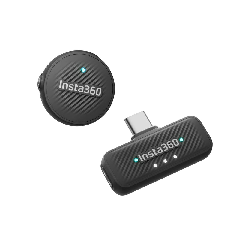 Insta360 Mic Air (1 TX + 1 RX), Noise Cancelling, 300m Range, Wireless Microphone for USB-C iPhone/Android/PC/Mac, Vlog, Streaming Mic Air (1 TX + 1 RX)