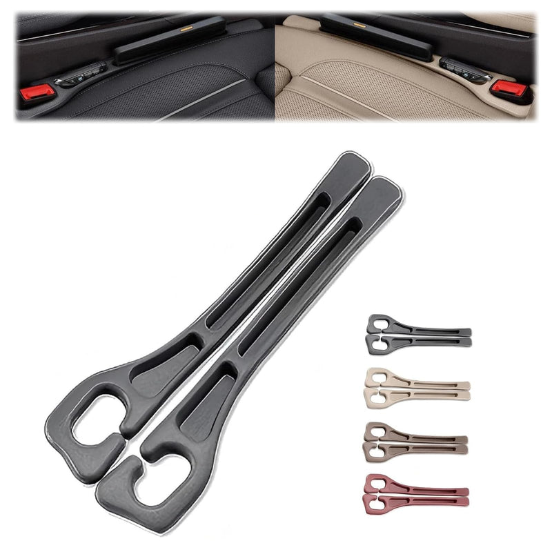 No Drop Seat Guard, Car Seat Gap Filler, Drop seat Gap fillers Between Seat and Console Stop Things from Dropping (Black) Black