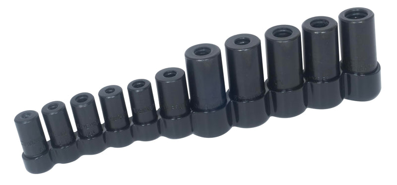 Lisle 70700 11 Piece Tap Socket Set, Includes Three Sizes For Non M.C.T.I. Standard Tap
