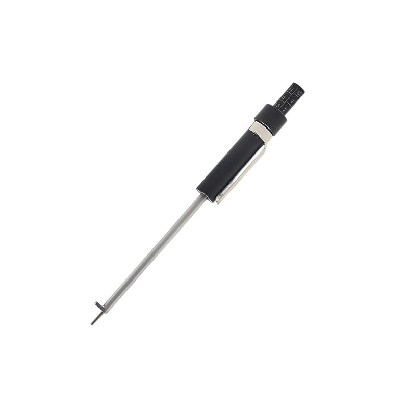 Brake Pad Thickness Gauge Measure Tool, Car Brake Measuring Tool with Scale, Tire Tread Depth Gauge, 1.5mm Thickness Car Brake Pad Detection Pen for Internal External