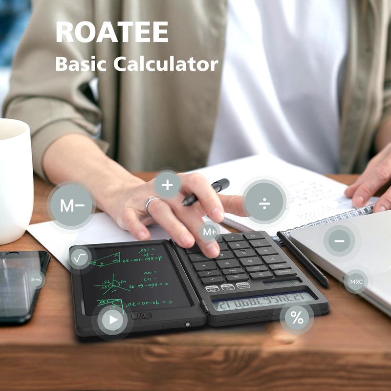 82MS Scientific Calculator and Basic Calculator Calculator with Writing Pad