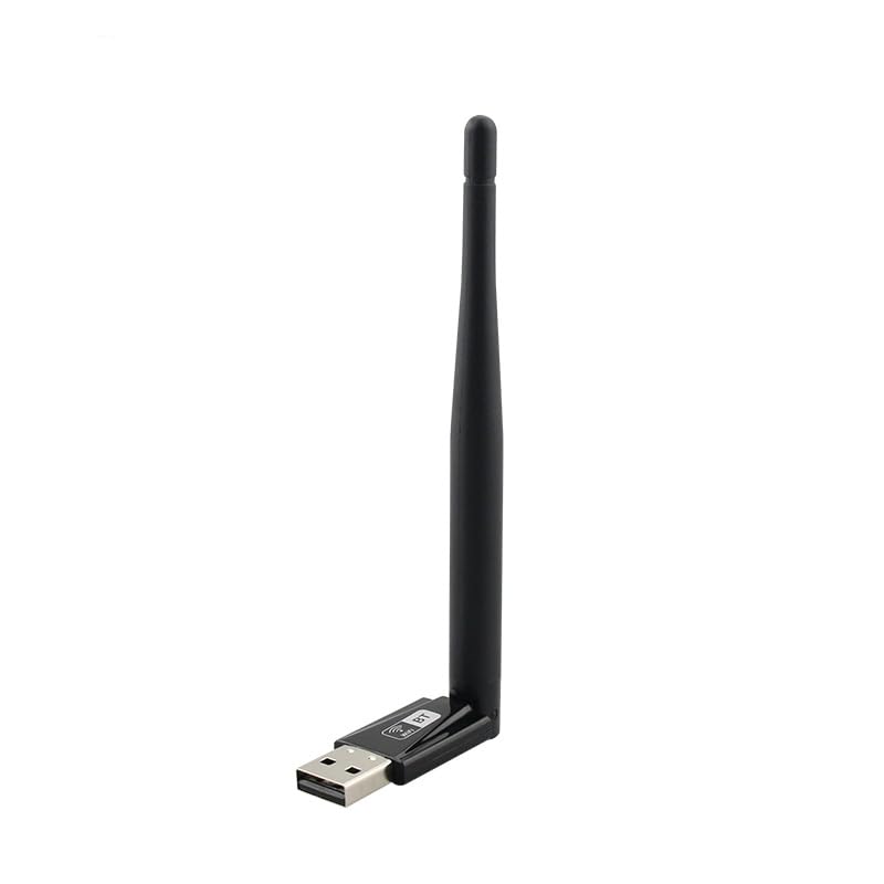 JAPOO RTL8821CU WiFi Wireless USB WiFi Adapter for Desktop PC and Laptop,WiFi + BT4.0 600Mbps High Gain Dual Band 3.5dBi Antenna 5G/2.4G WiFi Adapter,Supports Win XP/7/8/10 (with Antenna) W69L-600M