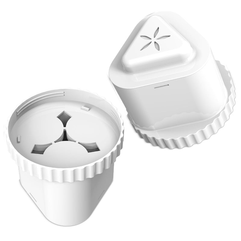 2 Pack Water Filter Compatible with Epic Water Pitcher, Aquagear, Seychelle - 150 Gallon Filter Replacement, Removes Odors, Fluoride, BPA Free 2