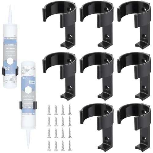 8 Pack Caulk Tube Holder, Wall Mounted 8