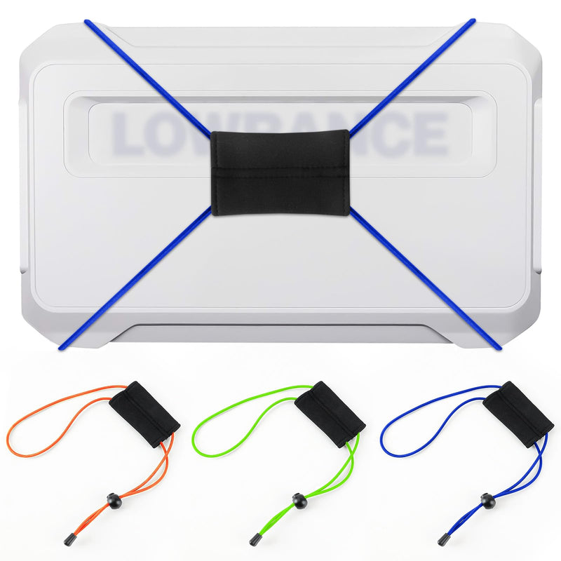 2 Pcs Fishing Graph Cover Straps - Keep Your Fish Finder Cover Secure During Travel 3 Colors
