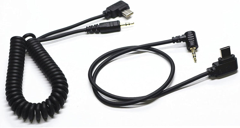 2.5mm-Type c USB for Sony A7CII Shutter Release Cable to A7V/ a7CR/ a7c ii/A6700/ZV-E1/ZV-E10 II 13.8in Flash Starter Remote Control Accessory Wire(2.5mm-Type c Cable 2pcs) 2.5-TPC SY
