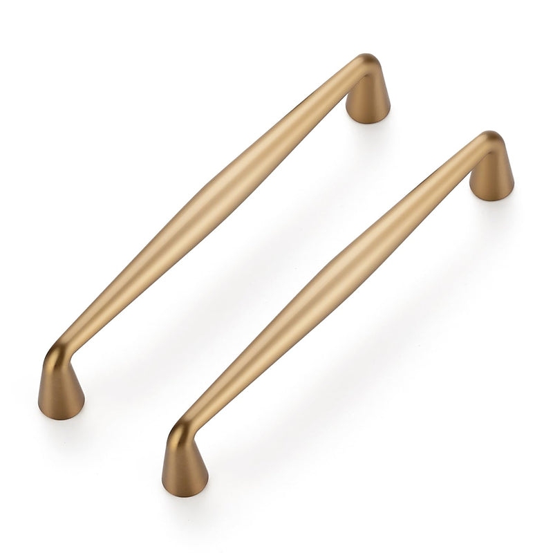 Ravinte 10 Pack 5 Inch Champagne Bronze Kitchen Cabinet Handles Solid Zinc Alloy Cabinet Pulls Cupboard Hardware Drawer Handles 5 Inches Hole Center