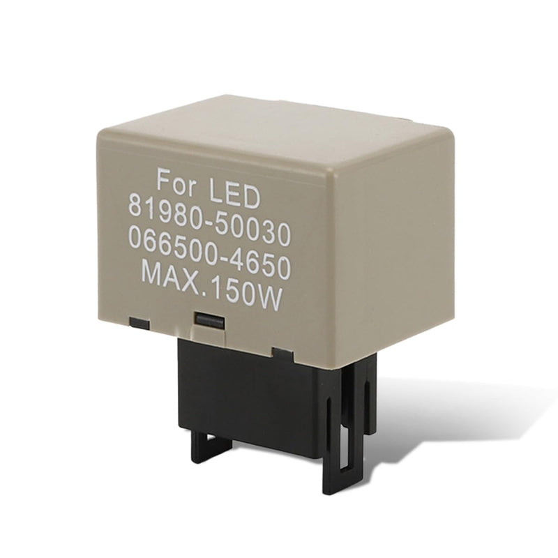 Car LED Flasher Assy Relay, 8 Pin LM449 81980-50030 066500-4650 Auto Turn Signal Relay, Car Light Accessory to Fix Hyper Flashing, Tits Lexus Scion Turn Signal Light Bulbs
