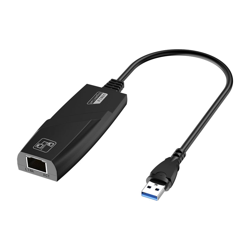 USB to Ethernet Adapter, Driver Free USB 3.0 to Gigabit Ethernet LAN Network, 100/1000 Mbps RJ45 Internet Adapter Compatible with Laptop, MacBook, Surface, PC with Windows, XP, Mac/Linux