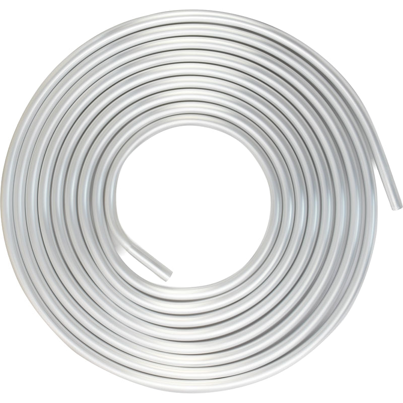 1/2 Aluminum Hard Fuel Line,1/2" OD Aluminium Coiled Tubing Hard Tube, 16FT 1060 Grade Metal Tubing for Brake Line, Metal Gas Line, Refrigeration Equipment Fuel Line-1/2-16FT