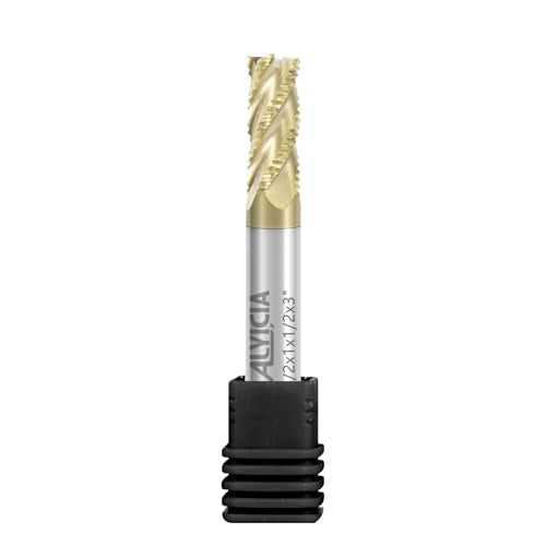 1/2" Roughing End Mill 4 Flute Tungsten Carbide Milling Cutter Bits 1 1/2 in