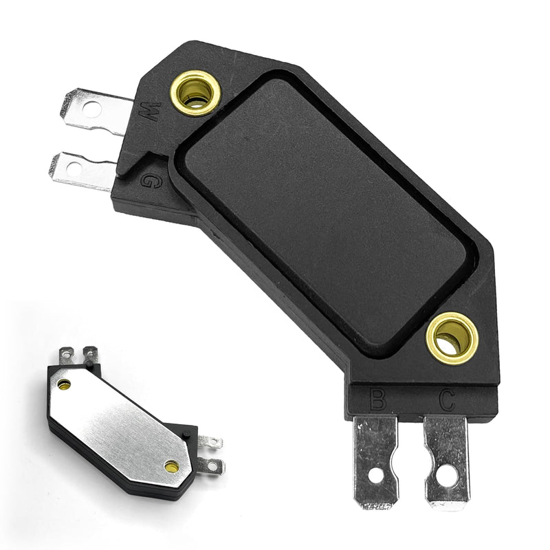 4 Pin GM HEI Ignition Module, Ignition Control Module Replace OE #LX301, DM1906, 1875990,1190357, 4419628 Pcm Engine Control Module Compatible with 1974-1988 for Chevy Pontiac Olds Buick Plastic