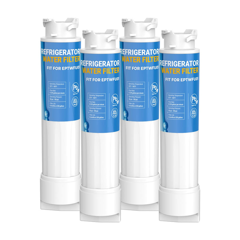 Replacement for EPTWFU01 Frigi-Daire Water Filter, Compatible with Pure-Source Ultra 2, EWF02, 012505454226, 4562222 Water Filter,|4pack 4pack
