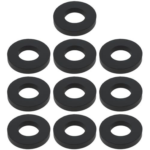 10pcs 5/8Inch Rubber Washers 16x33x5mm for Vise Handle Compatible with Wilton 3.5Inch Vise Grip 5/8" Inner, 16x33x5mm