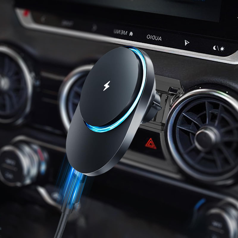 CLEC for Nissan Sentra 2020-2024 Magnetic Wireless Car Charger Phone Holder Mount Custom Fit for Nissan Sentra 2020-2024 15W Fast Charging Car Phone Holder Wireless Charger