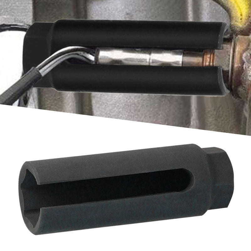 Car Oxygen Sensor Sleeve, 3/8 Inch Drive ×7/8 Inch (22mm), 6-Point O2 Sensor Adapter with Side Wire Cutout, Universal Vehicle O2 Sensor Repair Tool with 5/16" Opening （Small Small