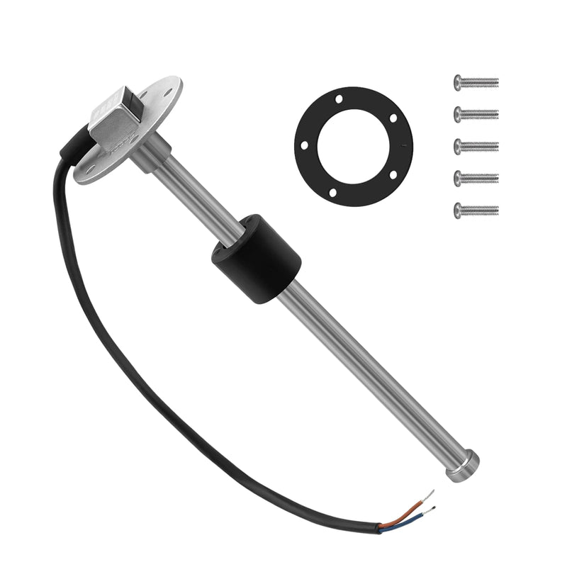 Fuel Sending Unit 0-190 ohms 12"(300mm) Stainless Steel Gas Tank Sensor for Boat Truck RV Car Universal Fuel Level Sender Marine-Grade Corrosion Resistant Water Level Sending Unit 12"(300mm) 0-190 ohms Sender