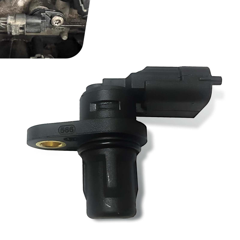 Car Camshaft Position Sensor, Standard Replacement Number F01R00B003, Engine System Sensor with Sealing Ring, for EPC Fault Light and Weak Start, Compatible with Chery 11-19 1.6L-L4 (Black)
