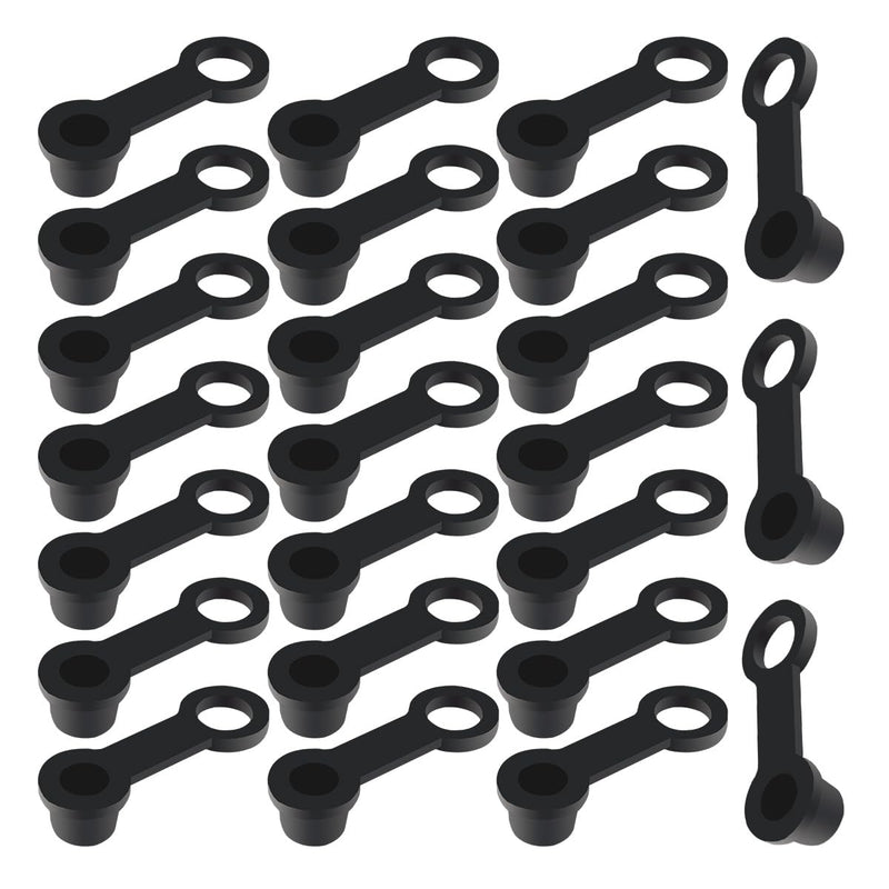 24PCS Brake Bleeder Screw Caps, Vehicle Rubber Grease Fitting Zerk Covers, Automotive Brake Bleeder Nipple Dust Cover Accessories for Motorcycle Bicycle Car 24PCS