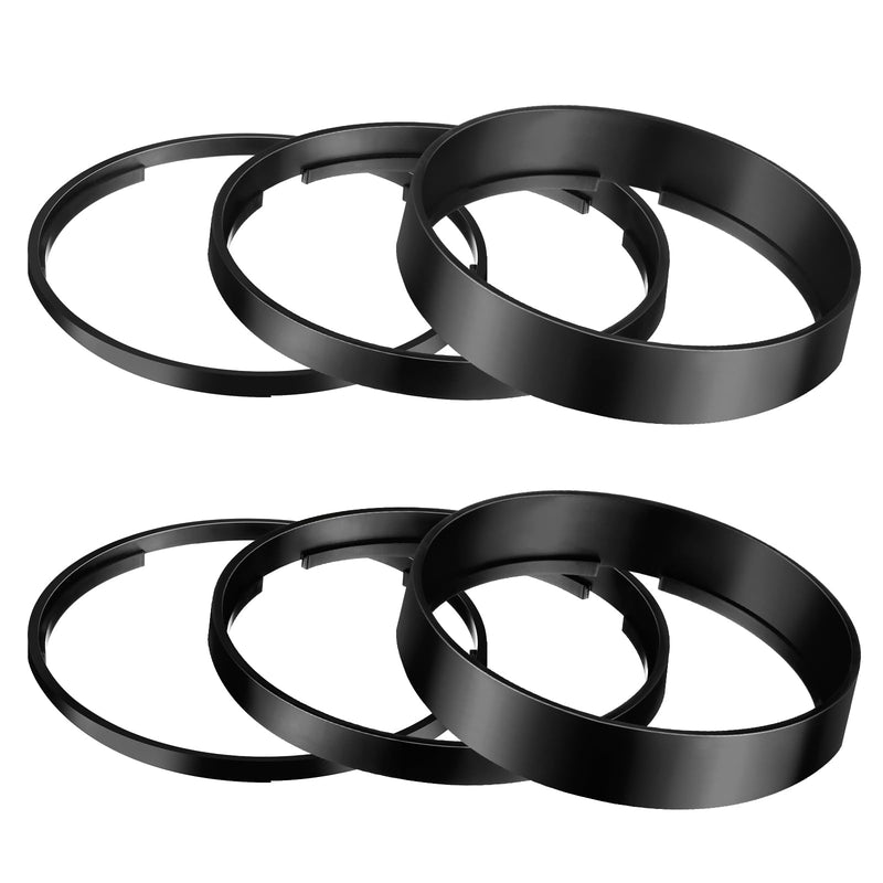 6 Pcs Air Cleaner Riser Kit Air Cleaner Carburetor Spacer Replacement Accessories 5 1/8 Inch Diameter Black Plastic Gas Filter Spacer