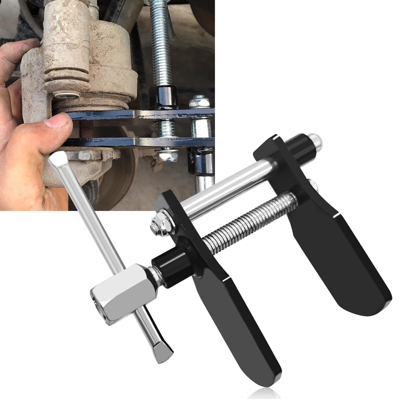 Brake Pad Spreader Tool Brake Caliper Hangers Caliper Compression Tool Heavy Duty Disc Brake Caliper Piston Pad Installation Spreader Tool for Car Truck SUV Motorcycle Universal Accessories Black