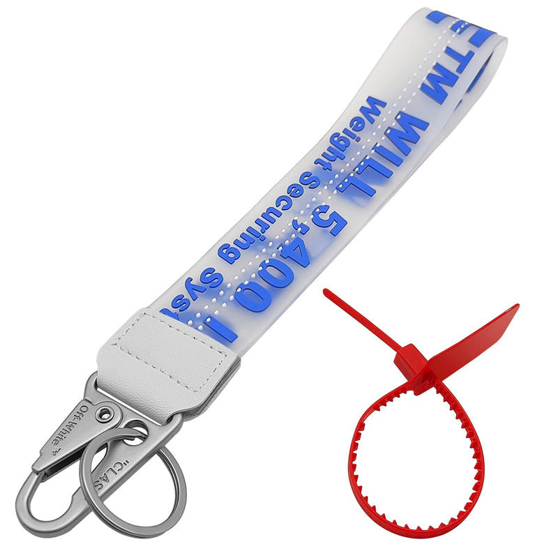 maxin Classic Pvc Keychain Fashion Keychains Lanyard,Compatible Wristlet Strap for Key,key accessorie,Wristlet Keychain for Women & Men(Blue) Blue