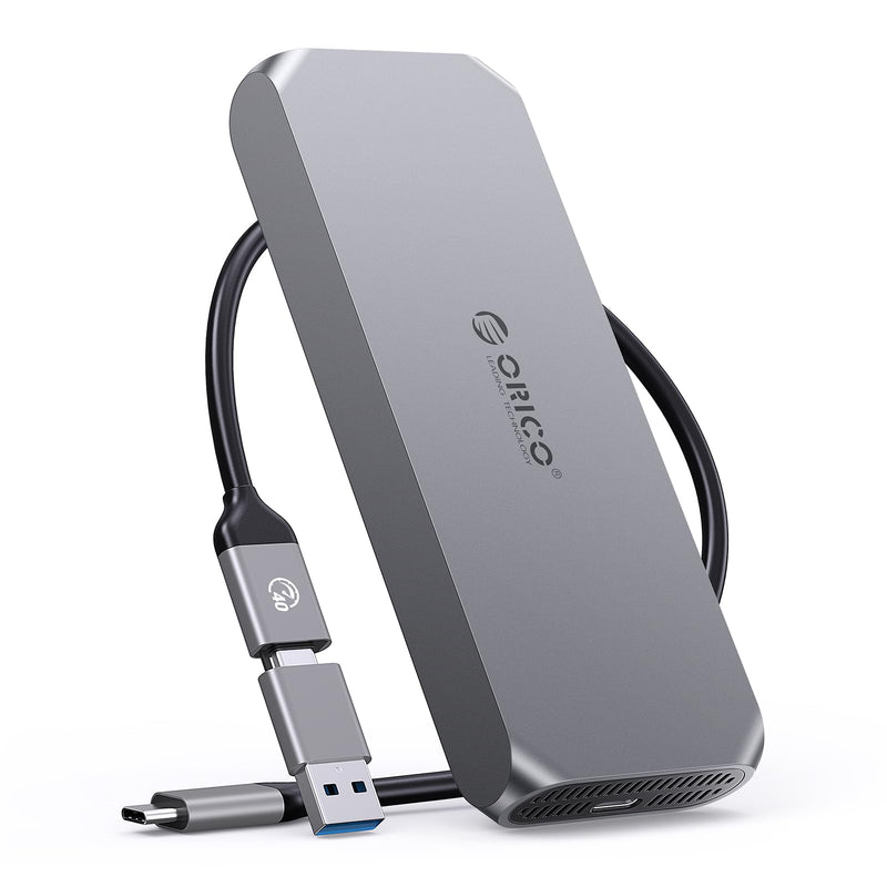 ORICO 40Gbps M.2 NVMe SSD Enclosure with Thermostatic Cooling Fan, Supports up to 8TB, Thunderbolt 4/3 & USB4 Compatible, Backward Compatible with USB 3.2/3.1, M-Key SSD-COM2