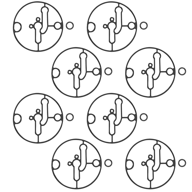 8 Pack Carburetor Bowl Gasket for Nikki 698781 Carburetor Replacement, Compatible with Nikki Carburetor Troy-Bilt Toro Lawn Mowers