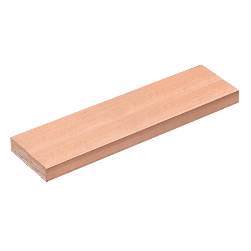 uxcell Copper Flat Bar, 3/8" Thickness x 2" Width x 6" Length Copper Bus Bar Stock Plate Mill for Electrical (10mm x 50mm x 152mm) 3/8" T x 2" W x 6" L(10x50x152mm) 1