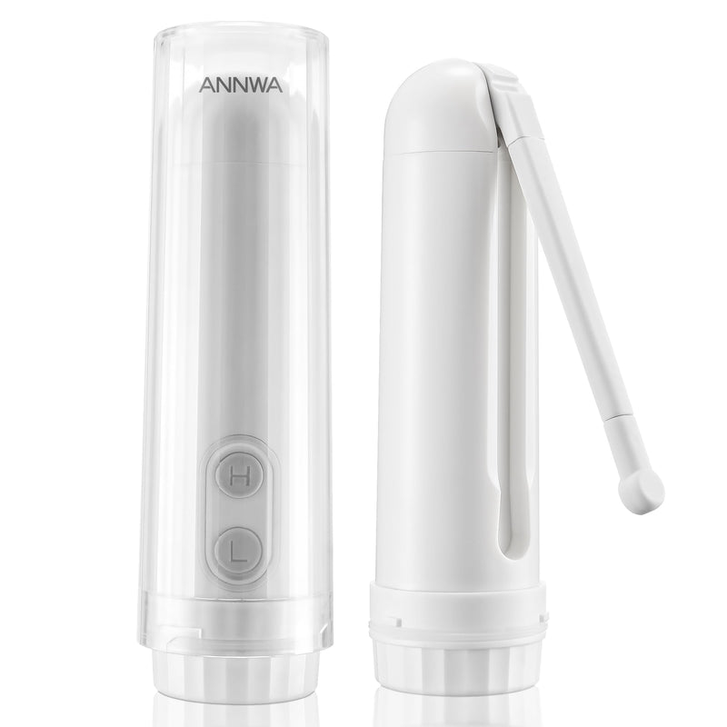 Travel Portable Bidet Sprayer 140mL Nozzle 180° Adjustment IPX6 Handheld Bidet for Personal Hygiene Cleaning, Baby Wash, Postnatal Care, Perineal & Hemorrhoid Treatment(AM-US-NHJ002E)