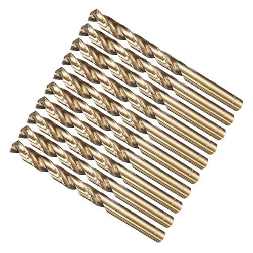 METALLIXITY Drill Bit (9mm) M35 5% Cobalt High-Speed Steel 135° 10Pcs 9mm 10