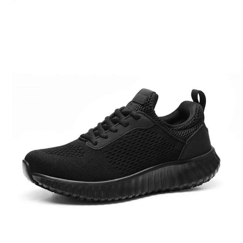 Bruno Marc Women's Non Slip Work Shoes Walking Black & Lightweight Food Service Chef Kitchen Restaurant Resistant Sneakers 8 All Black