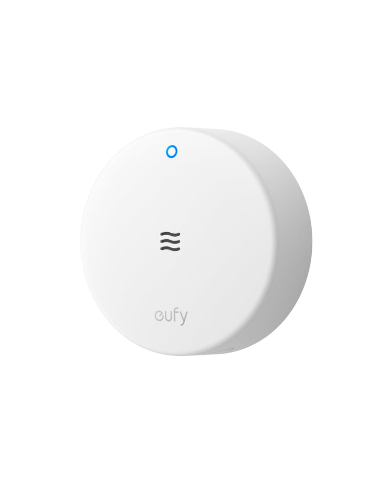 eufy Water Leak and Freeze Sensor E20, Dual Detection, Extended Reach with Cable, Built-in Alert with 75 dB Alarm, Long-Lasting 5-Year Battery Life, Requires HomeBase 2, 3, Mini, or Pro