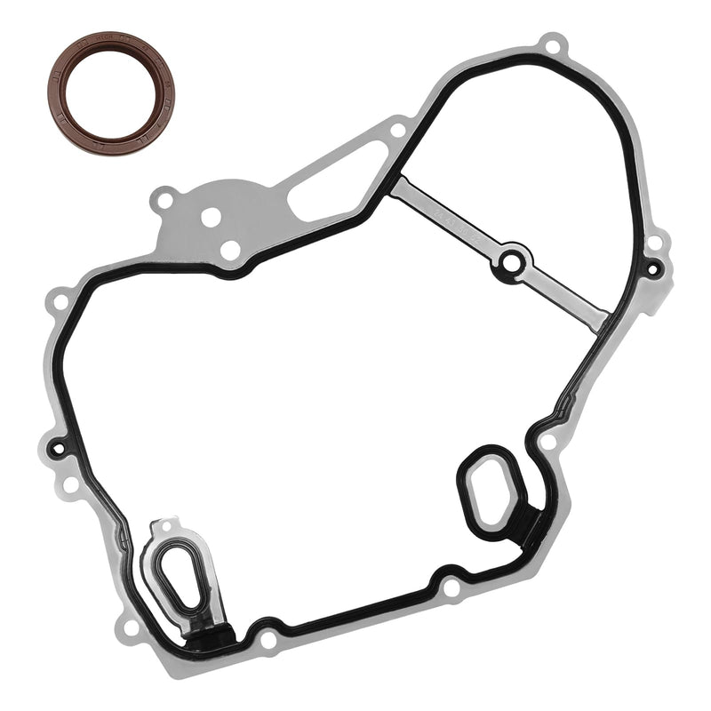 Timing Cover Gasket Set Replace# 24435052 TCS46079 Compatible with 2002-2016 GMC Terrain, Chevy Equinox Malibu Cobalt HHR, Buick Regal Fit for 2.0L 2.2L 2.4L Engines, Timing Chain Gasket