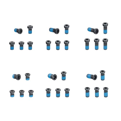 ohhunt Screw Set 30 Pcs for Mount and Plates Include #8-40 Screw in 6mm/8mm/10mm Length 5 in Each Set T15 Torx Two Head Types