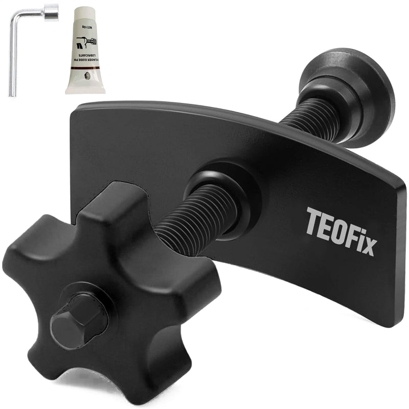 Brake Caliper Compression Tool.Heavy Duty Caliper Piston Compressor Tool with 10mm Socket and Brake Caliper LUB Black
