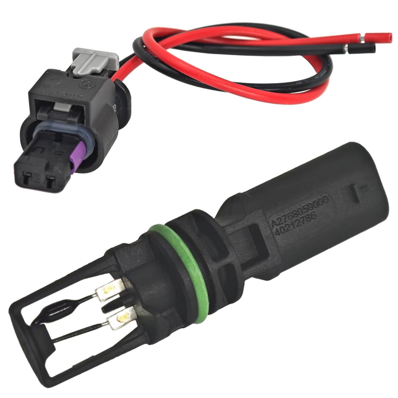 5149182AB Intake Air Temperature Sensor with Connector Pigtail Harness for Chrysler Dodge Jeep RAM - Replaces 5149182AB 5149182AA 7B0906501
