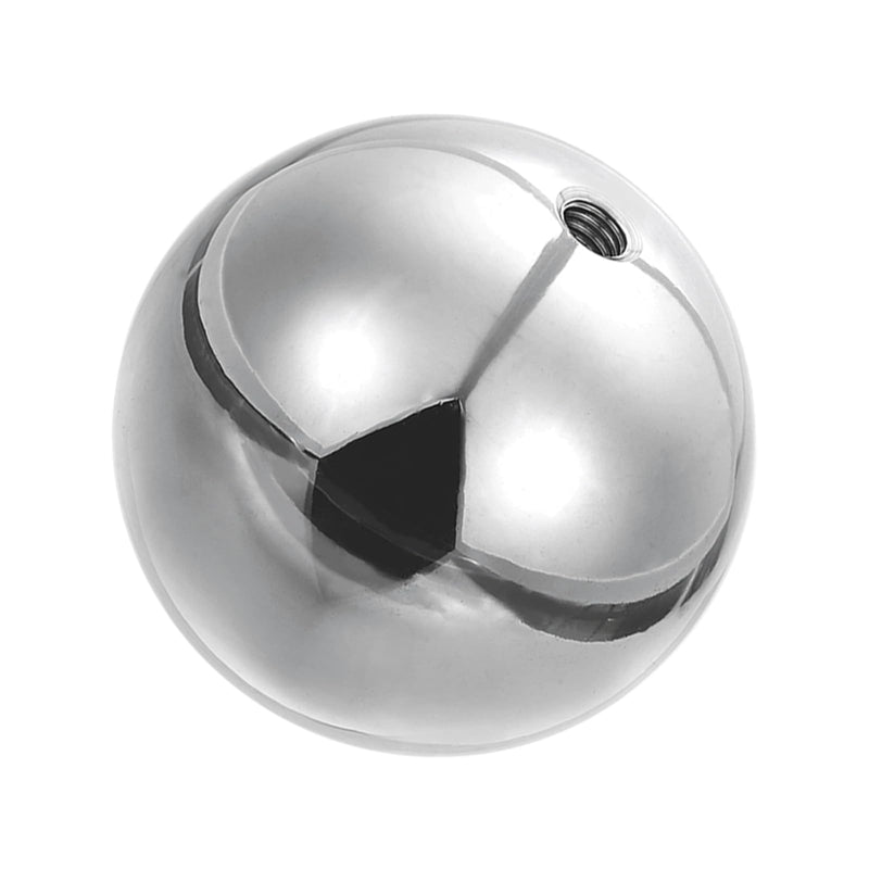 PATIKIL M6x50mm Ball Nuts Knob, 1pcs 304 Stainless Steel Round Solid Blind Hole Decorative Screw Cap Cover Machinery Handle Hardware 1