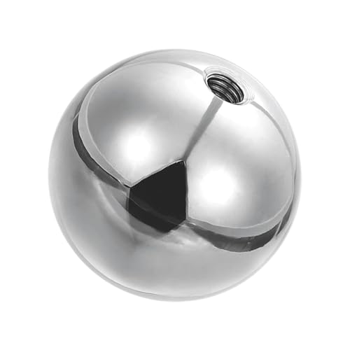 PATIKIL M6 x 38mm Ball Nuts Knob 304 Stainless Steel Round Solid Silver M6x38mm 1