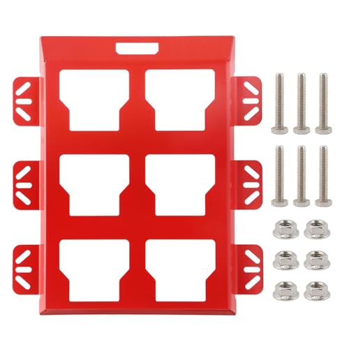 Half‑Width Mounting Plate Compatible with Milwaukee Packout Red