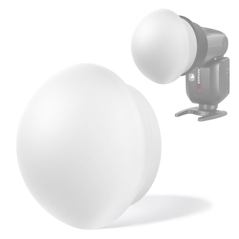 NEEWER CRS9 Silicone Flash Diffuser, Magnetic Light Modifier Shaper Softbox for NEEWER NW620 NW700 NW760 Z880 Z760 Square Head & Z1 Z2 Round Head Speedlite, Adapter Rings Sold Separately