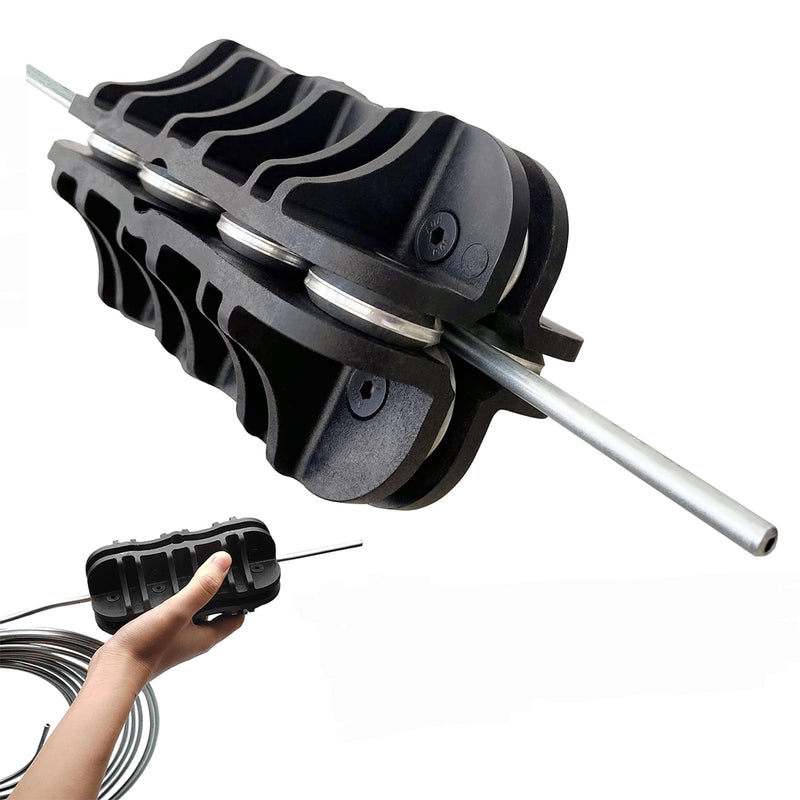 3/16 Inch Handheld Tubing Straightener, Tube Straightening Tool for Brake Line Fuel Line Copper/Aluminum/Steel Coils