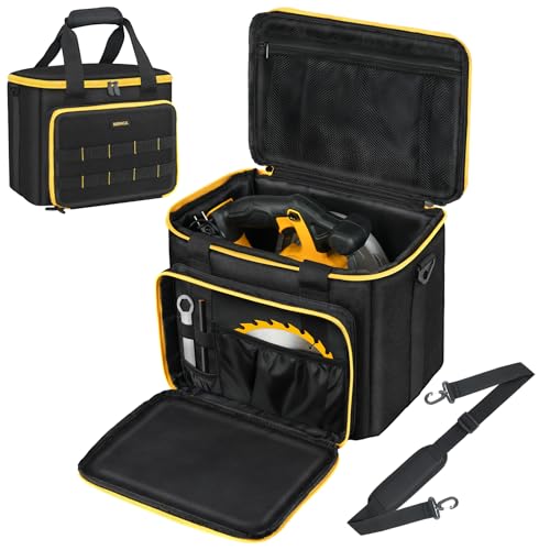 Tool Bag Compatible with DEWALT 20V MAX Circular Saw DCS391B/DCS565B Yellow
