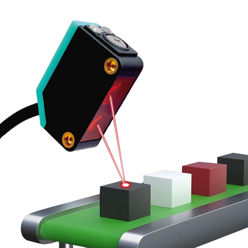 BG-38N Photoelectric Sensors,Background Suppression Diffuse Photoelectric Sensor,Sensing Distance 5-350mm,10–30VDC,NPN Output,Detection Distance Unaffected by Object Color BG-38N (NPN Output)